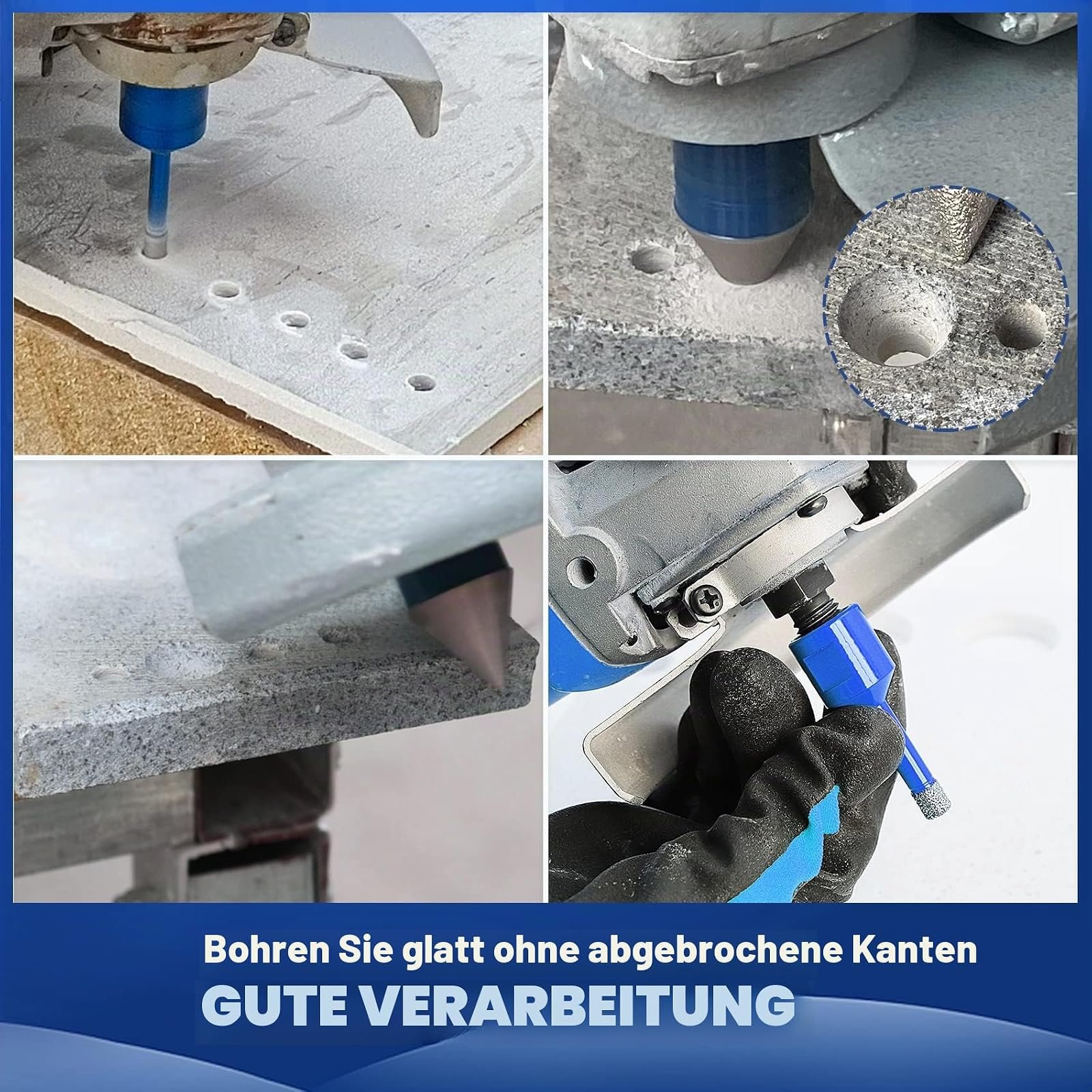 BRSCHNITT Diamantbohrer- und Fingerfräser-Sets