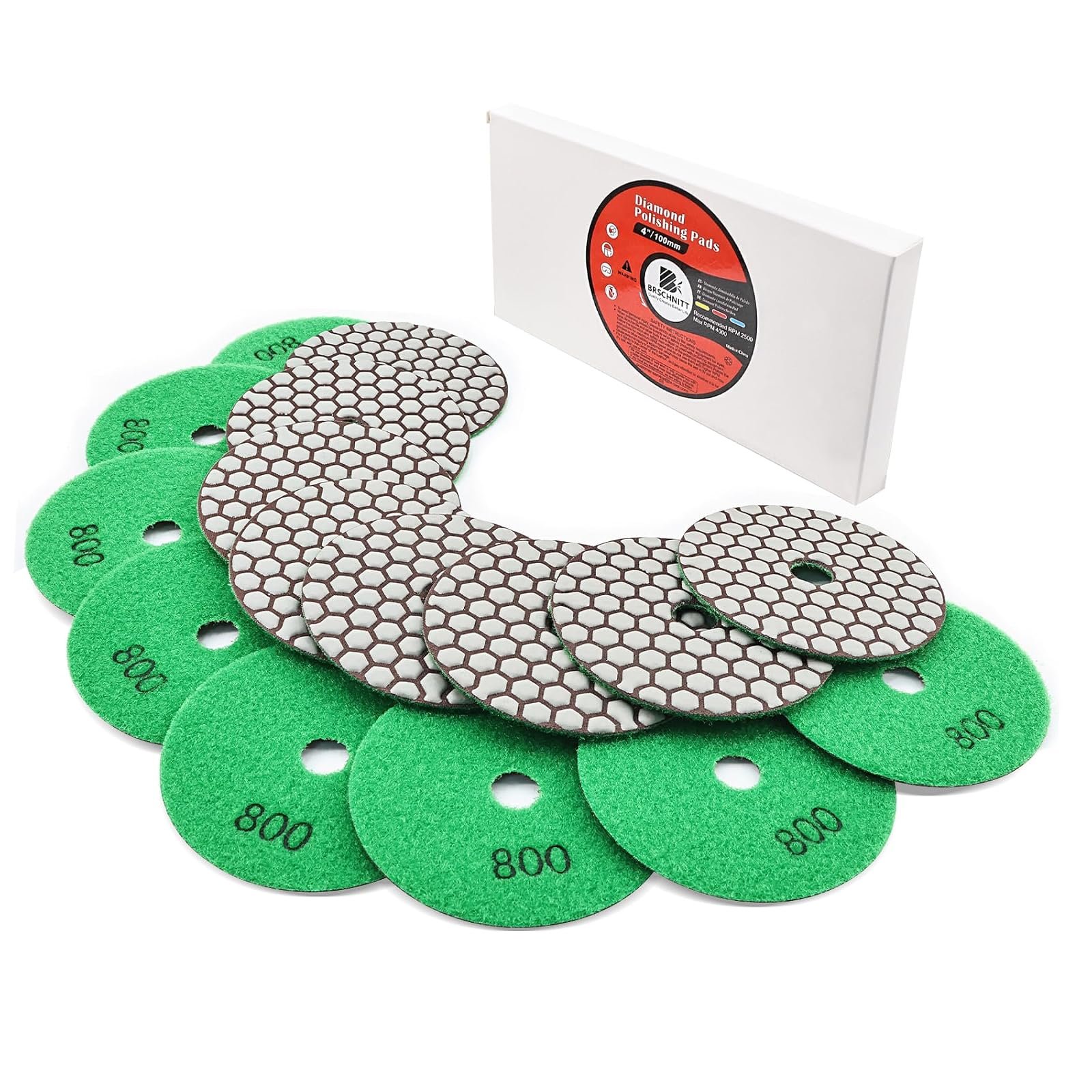 BRSCHNITT Diamant-Polierscheiben Sets