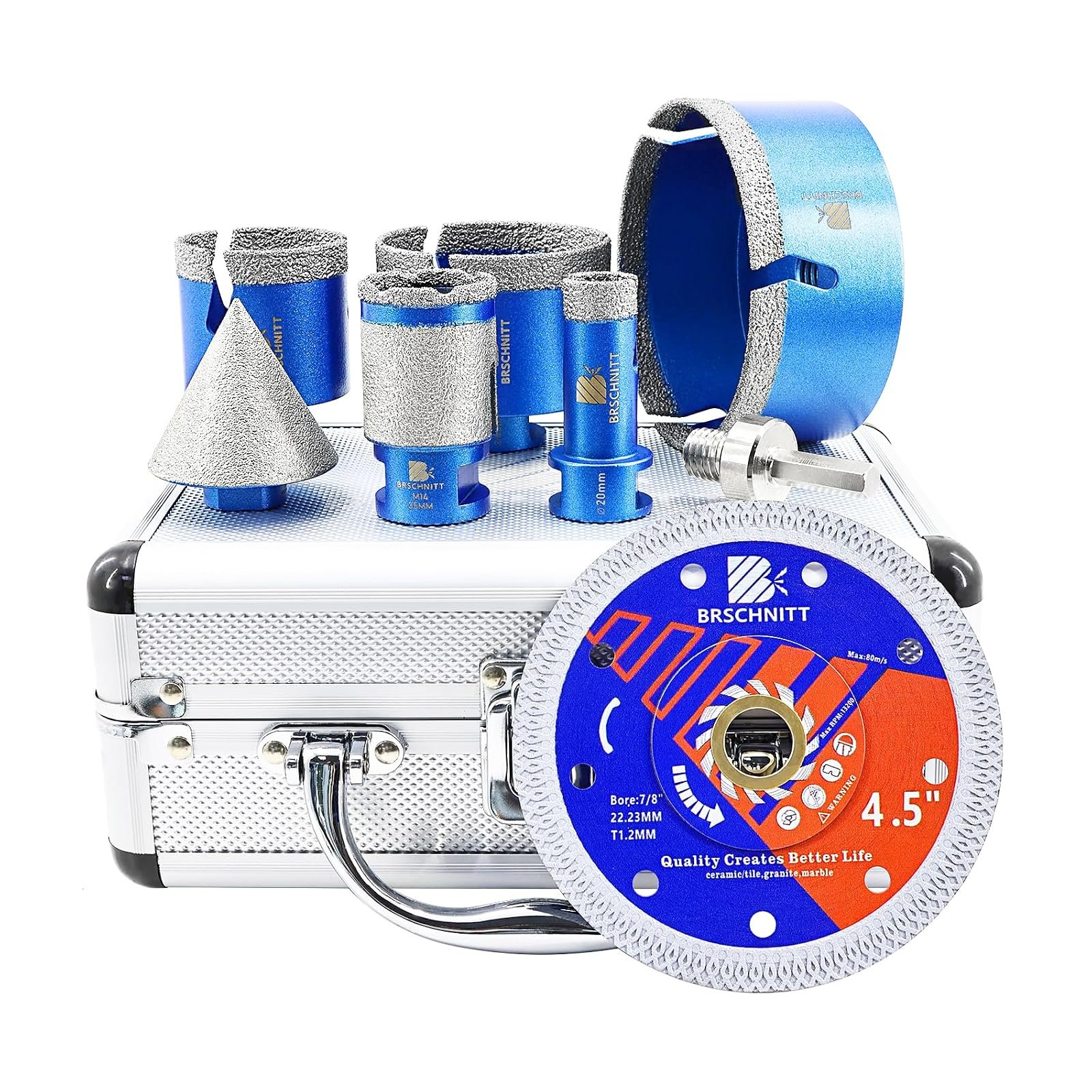 BRSCHNITT Diamant-Fliesenbohrer Komplettsets
