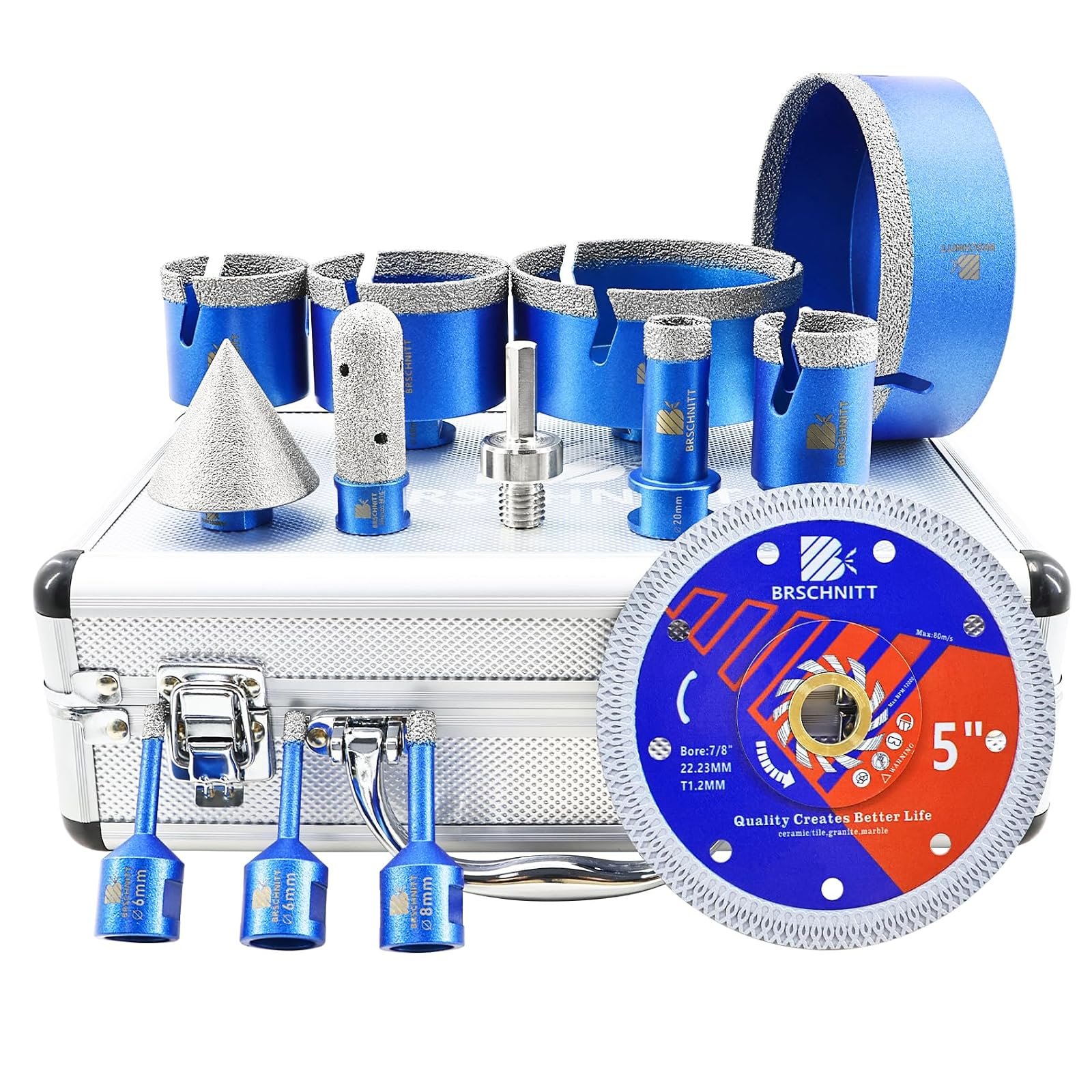 BRSCHNITT Diamant-Fliesenbohrer Komplettsets
