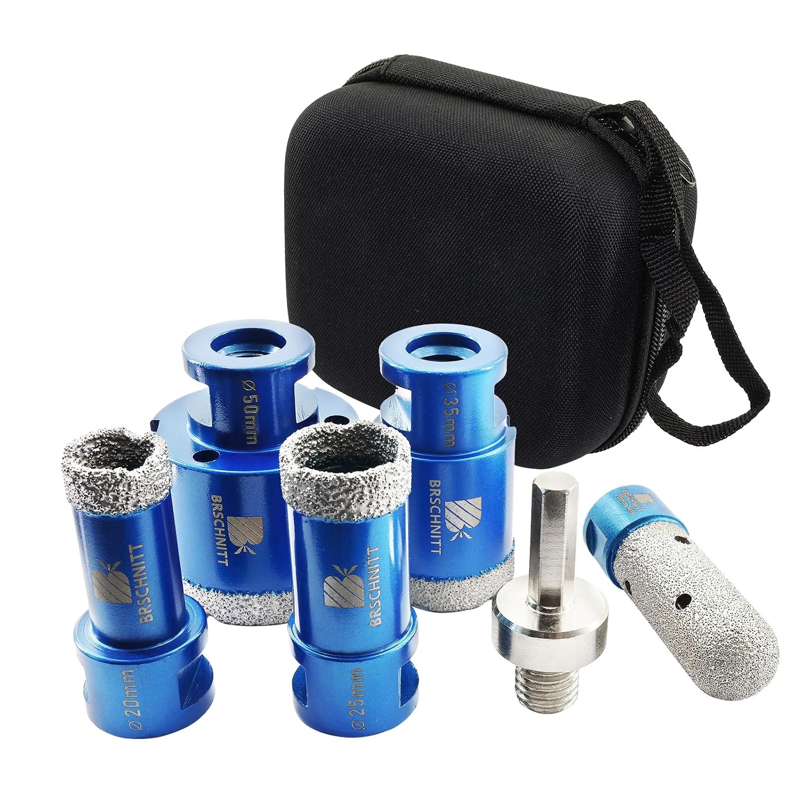 BRSCHNITT Diamantbohrer-, Fingerfräser- und Fasenbohrer-Sets
